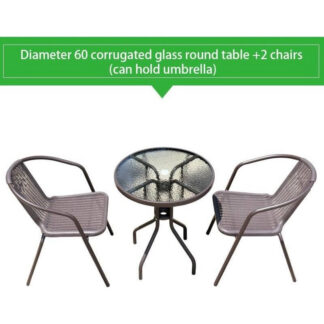 Littlerock Bistro Table & Chair Set (3 Pcs Set)