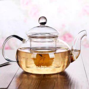 Pyrex Glass Teapot with Removable Glass Infuser | 600 ml