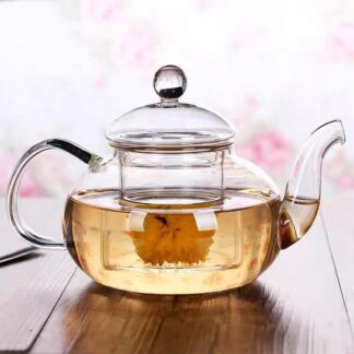 Pyrex Glass Teapot with Removable Glass Infuser | 600 ml