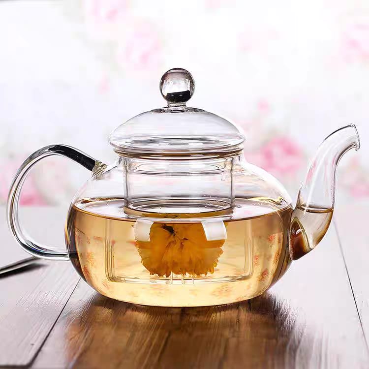 Pyrex Glass Teapot with Removable Glass Infuser | 1000 ml